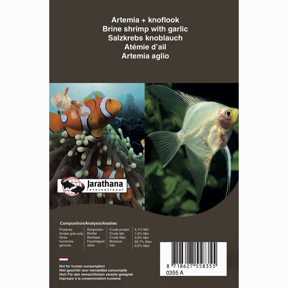 Artemia +knoflook dpvr.