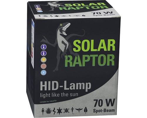 Solar Raptor - UVB HID Spot Lamp - 50 Watt | ECO10007 | 4260142864328